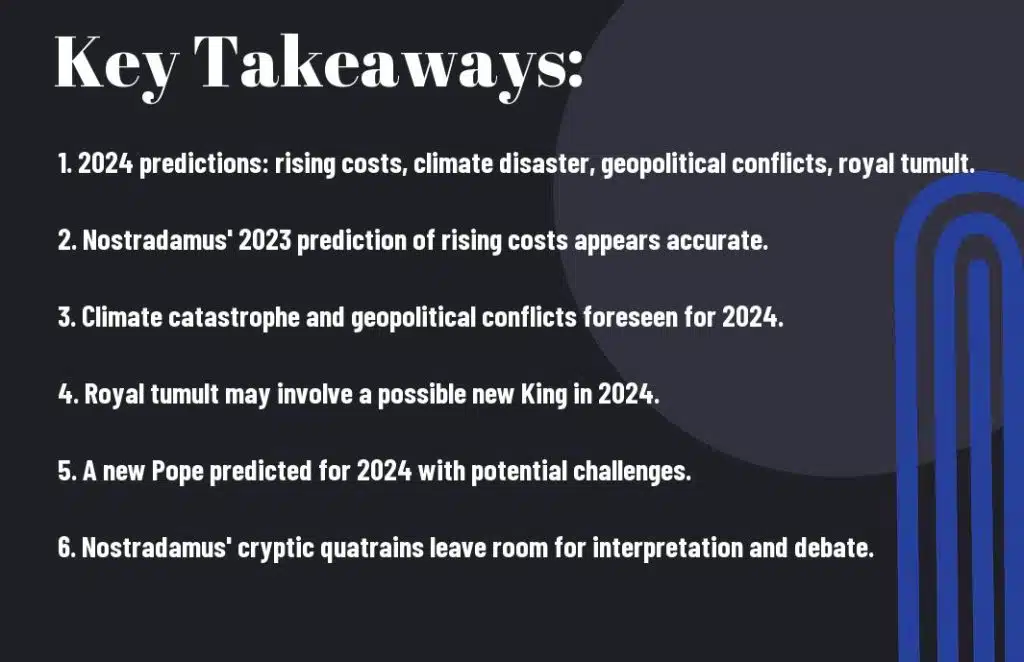 Nostradamus Predictions For 2024