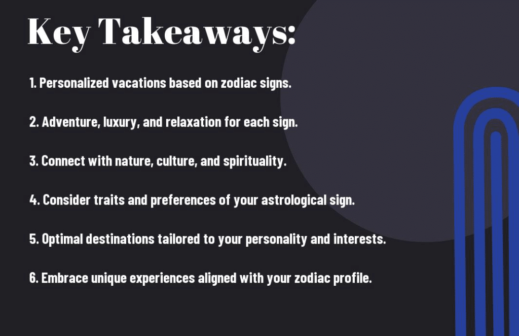 Perfect Vacation Destination Based on Your Zodiac Sign